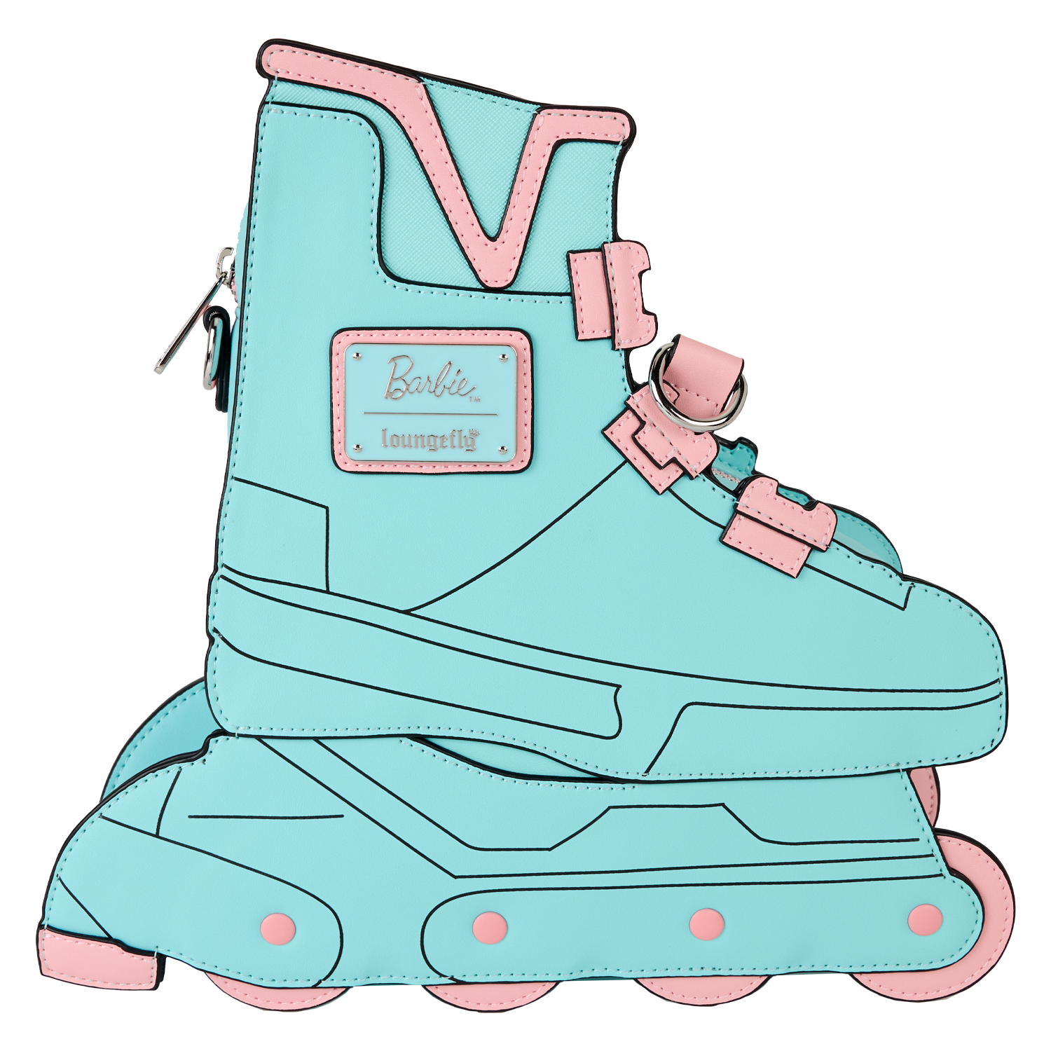 Classic Barbie Figural Skate Crossbody Bag - Image 5