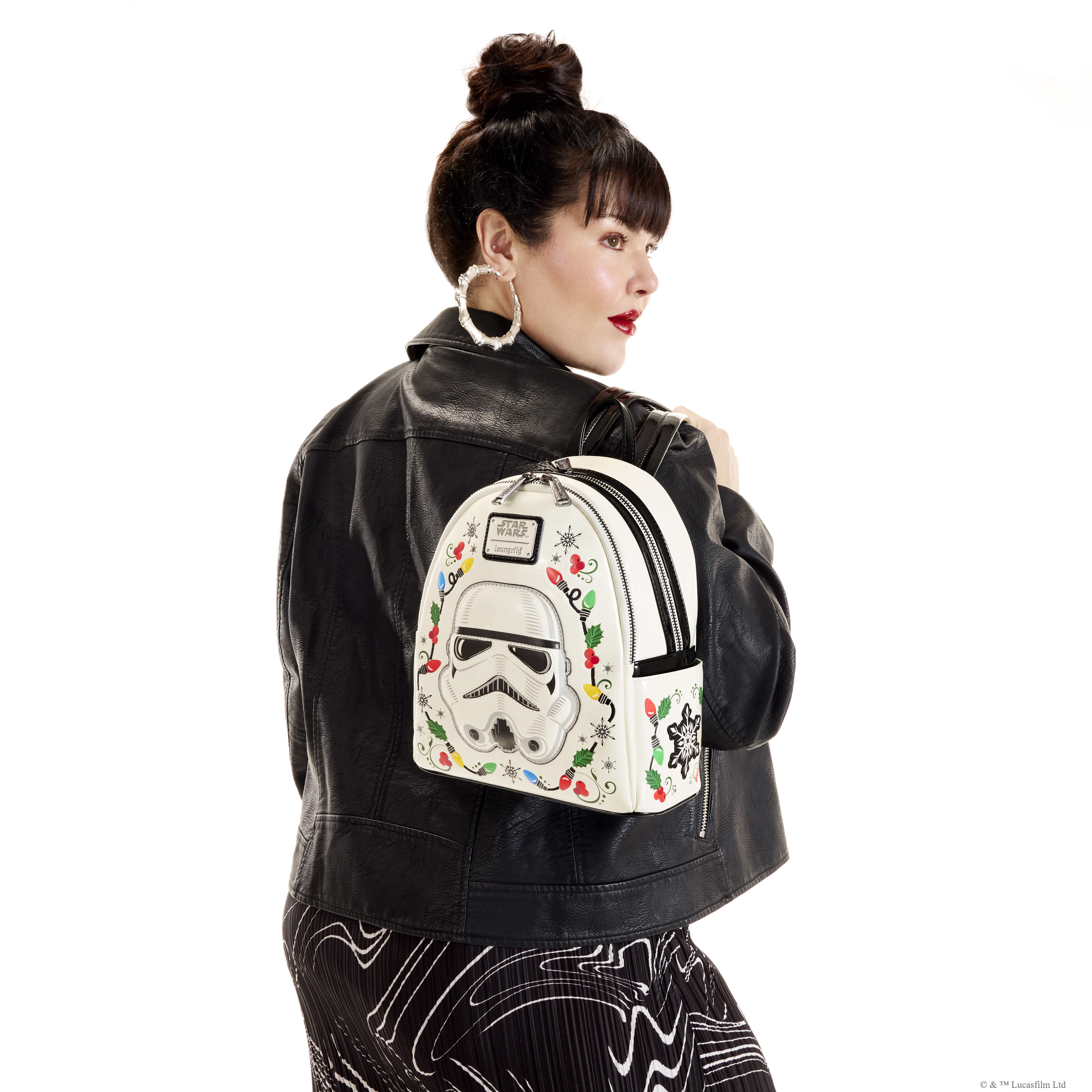 Star Wars Stormtrooper Cosplay String Lights Light-Up Mini Backpack - Image 3