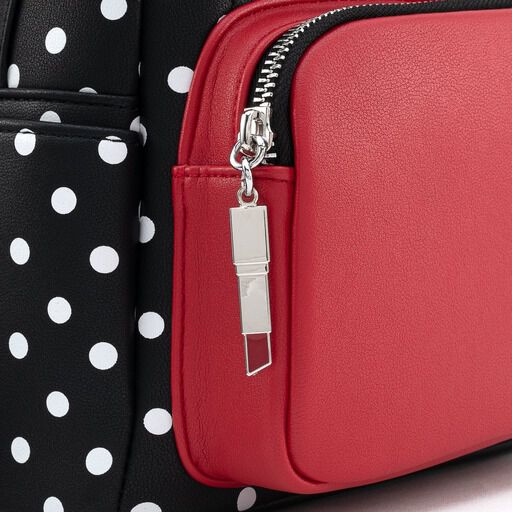 Disney Minnie Mouse Black & White Polka Dot Cosplay Mini Backpack - Image 5